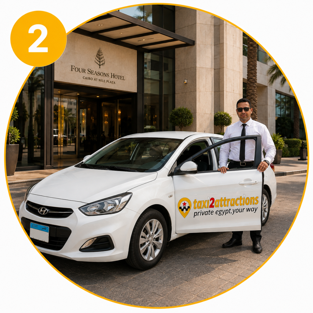 Private driver and car for Cairo hotel transfers